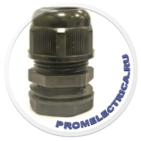 M(G)25 (10-16) Пластиковый кабельный ввод, черного цвета, гермоввод, вводной сальник