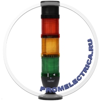IK53L220ZM03 Сигнальная колонна с зуммером 50 мм Красная, желтая, зелёная, 220 вольт, светодиод  LED