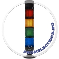 IK54L220ZM03 Сигнальная колонна с зуммером 50 мм Красная, желтая, зелёная, синяя, 220 вольт, светодиод  LED