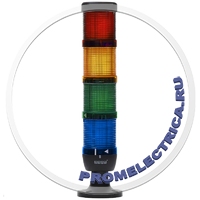 IK74L220XM01 Сигнальная колонна 70 мм Красная, желтая, зелёная, синяя, 220 вольт, светодиод  LED