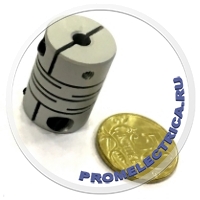 SRB16 Муфты разрезные 16х22 мм вал: Ø 3, 4, 5, 6 mm