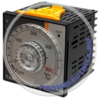TAM-B4RK1C Температурный контроллер, DIN 72х72 мм, аналоговый, ПИД регулирование, релейный выход, термопара типа К, 100 C, 100-240 В~ 1