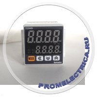 TCN4S-24R ПИД регулятор температуры, 48х48мм, 110-220 Вольт питание, датчики: термопара (K, J) или термосопротивление (Pt100) Autonics TCN4S-14R