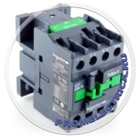 LC1E3810B5 контактор TeSys E, контакты 1НО, номинальный ток 38 Ампер, напряжение 400 Вольт, категория AC3, напряжение цепи управления 24 Вольта 50 Герц, Schneider Electric