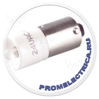 18602352 Индикаторная лампа СИД, желтый, BA9S, 24 Вольт, количество диодов: 1, CML SEMICONDUCTOR PRODUCTS