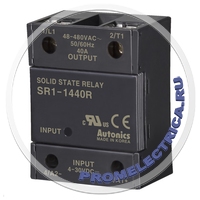 SR1-1440R Твердотельное реле, без радиатора, вход 4-30VDC, напряжение нагрузки 48-480VAC, ток нагрузки 40А