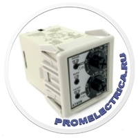 ATS8W-43 Таймер аналоговый, 38х42x62мм, 8 pin, режим сдвоенного таймера, интервал времени 0,3-3с, 100-240V