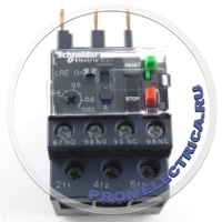 LRE04 Тепловое реле для защиты двигателей мощностью до 018 кВатт, 0,40,63 Ампер, TESYS, Schneider Electric