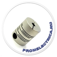 SRB19 Муфты разрезные 19х23 мм вал: Ø 4, 5, 6, 6.35, 8 mm