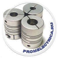 SRB19 Муфты разрезные 19х23 мм вал: Ø 4, 5, 6, 6.35, 8 mm