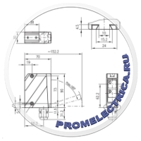 PRK 96M/P-3380-41 Оптический бесконтактный датчик положения, металлический, расстояние срабатывания до 18 м, 50061452 Leuze
