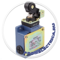 XCKM121H29 Концевой выключатель, влагостойкий, в металлическом корпусе с термопластиковым роликовым рычагом горизонтального срабатывания Schneider Electric