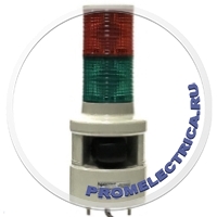 SFL100B-024-RG Светодиодный маячок, 120x300 мм, зуммер 100дБ, кабель 0,5м, IP54, -20…+50С