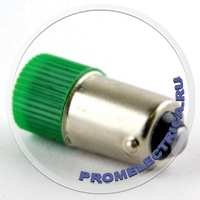 BA9S-LED-220VAC-G Светодиодные лампочки, цоколь BA9S, зеленого цвета 220 Вольт 50 Hz