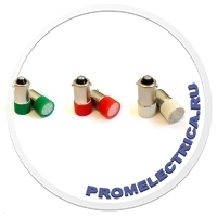 BA9S-LED-24VAC/DC-W Светодиодные лампочки, цоколь BA9S, белого цвета 24VAC/DC