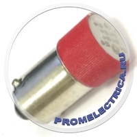 BA9S-LED-24VAC/DC-R Светодиодные лампочки, цоколь BA9S, красного цвета 24VAC/DC