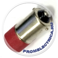 BA9S-LED-24VAC/DC-R Светодиодные лампочки, цоколь BA9S, красного цвета 24VAC/DC