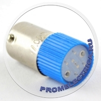 BA9S-LED-24VAC/DC-B Светодиодные лампочки, цоколь BA9S, синего цвета 24VAC/DC