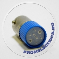 BA9S-LED-24VAC/DC-B Светодиодные лампочки, цоколь BA9S, синего цвета 24VAC/DC