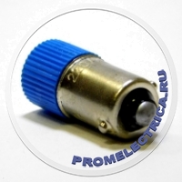 BA9S-LED-24VAC/DC-B Светодиодные лампочки, цоколь BA9S, синего цвета 24VAC/DC