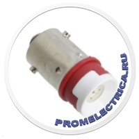 A22-24AR Светодиодная лампа 24 V AC/DC для кнопочных переключателей серии A22, красного цвета Omron