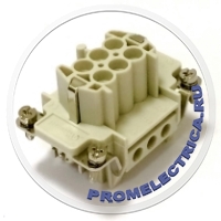 93601-0207 GWconnect Гнездо 6 контактов + земля, 16 Ампер 500 Вольт Molex