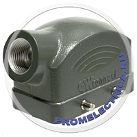 781065690 GWconnect Кабельный угловой кожух, алюминий, сальник М20 Molex 936011741