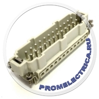732461070 Вилка 24 контакта + земля, 16 Ампер 500 Вольт Molex 936010307 GWconnect
