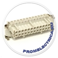 732461070 Вилка 24 контакта + земля, 16 Ампер 500 Вольт Molex 936010307 GWconnect