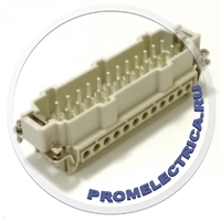 732461070 Вилка 24 контакта + земля, 16 Ампер 500 Вольт Molex 936010307 GWconnect