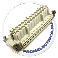732460070 Гнездо 24 контакта + земля, 16 Ампер 500 Вольт Molex 936010297 GWconnect