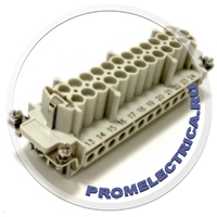 732460070 Гнездо 24 контакта + земля, 16 Ампер 500 Вольт Molex 936010297 GWconnect