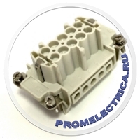 731060040 Гнездо 10 контактов + земля, 16 Ампер 500 Вольт Molex 936010231 GWconnect