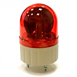 ASGB-02R-24 (АНАЛОГ) Проблесковый маячок красного цвета с зуммером, 24 Вольта DC