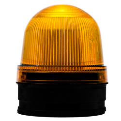 SL70B-Y-220V Проблесковый светодиодный желтый маячок 70 мм, 220 Вольт, сирена 80 дБ SL70B-220-Y