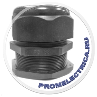 PG63 (42-54) Пластиковый кабельный ввод,черного цвета, гермоввод, вводной сальник