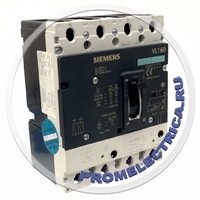3VL2712-1EJ43-0AB1 Автоматический выключатель стационарный Siemens VL160N 4П 125А 55кА 1НО+1НЗ (IP20)