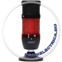 IK51L220ZM03 Сигнальная колонна с зуммером 50 мм Красная 220 вольт, светодиод  LED