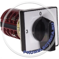 4G10-98-U-R014 Кулачковый выключатель 0-1-2-3, 1 пол., 10А, монтаж на панель